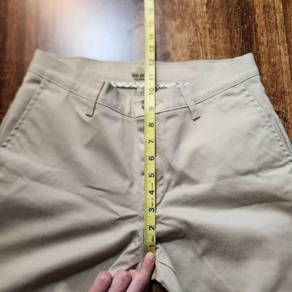 Lee Total Freedom Straight Leg Relaxed Fit Khakis Mens Size 29 x 30